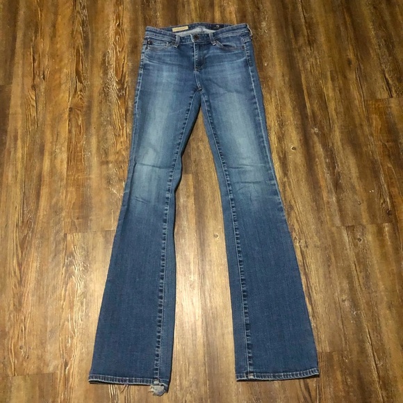 AG Adriano Goldschmied Jeans Women's 25R Mid Rise Stevie Bootcut Slim Fit Denim - Picture 1 of 6